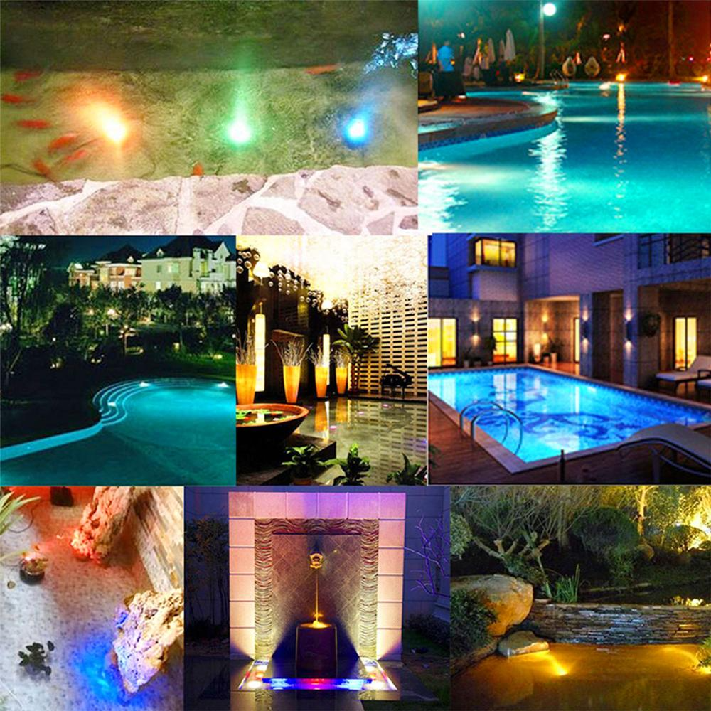 Colorful LED Pool Light with Remote-Controlled RGB