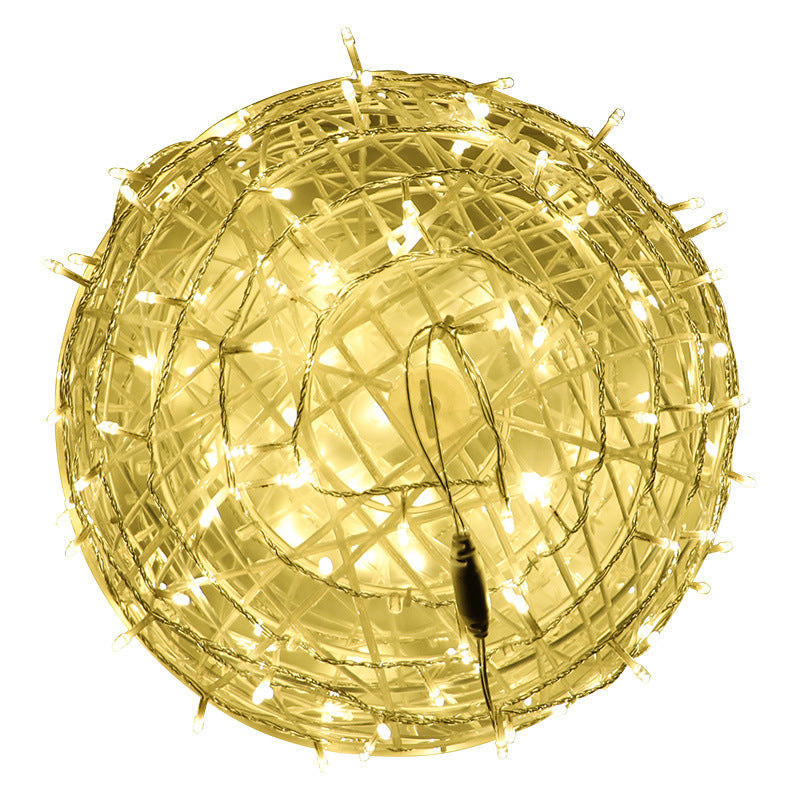 Colorful LED Solar Powered Garden Pendant Light