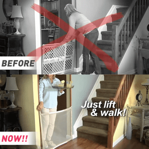 Easy Fold Pet Baby Safety Gate