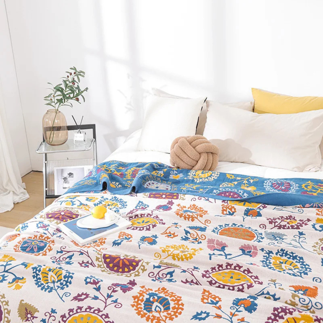 Soft Cozy Cotton Throw Blanket - Yeezlab