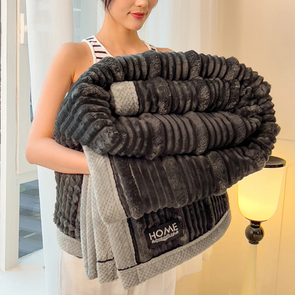 Cozy Soft Throw Blanket for Bed and Sofa