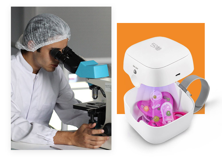 Compact Baby Pacifier Sanitizer
