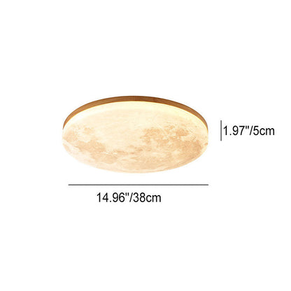 Glowing Moon LED Ceiling Light