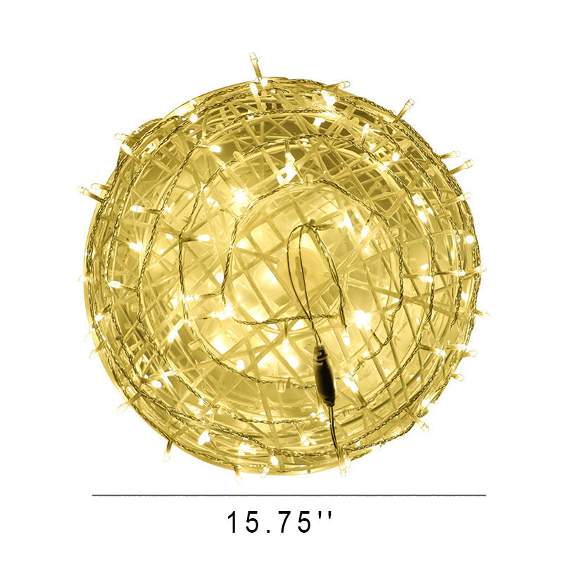 Colorful LED Solar Powered Garden Pendant Light