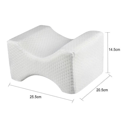 Contouring Memory Foam Knee Support Pillow