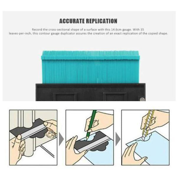Precise Curve Copying Tool Gauge