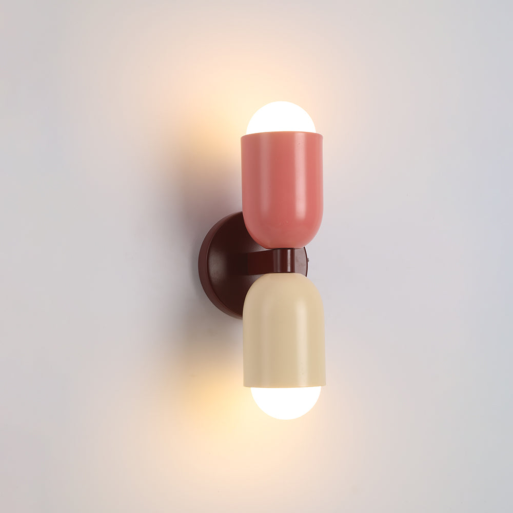 Minimalist White Wall Light Fixture