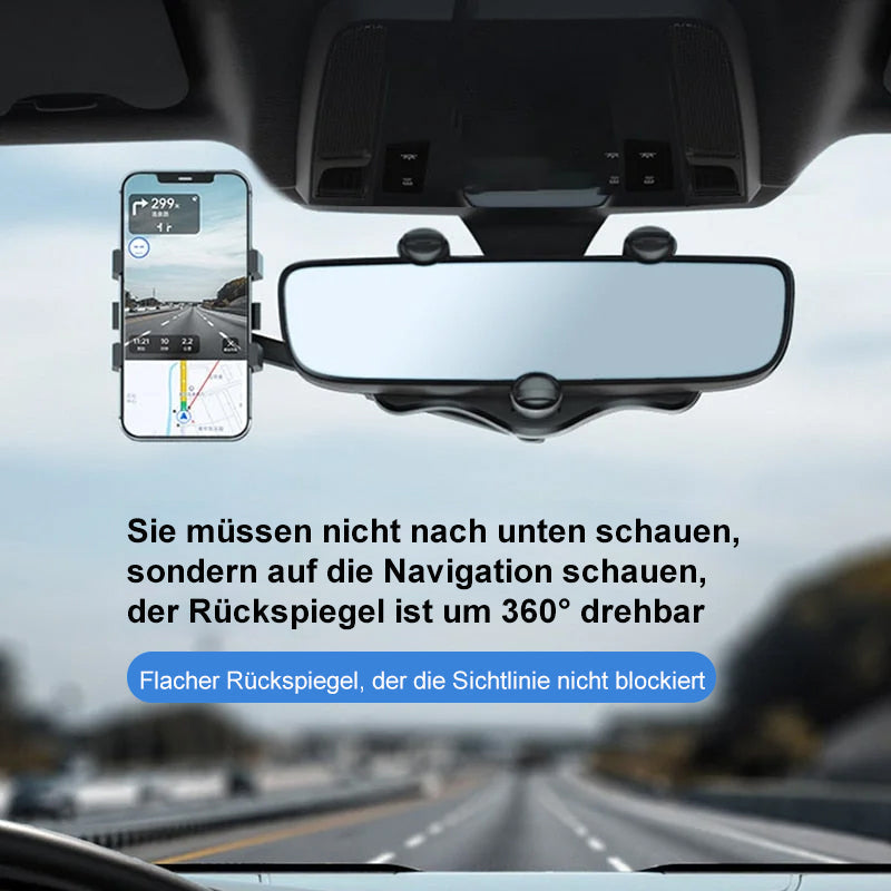 Universal Adjustable Car Phone Mount Rear View Mirror Holder