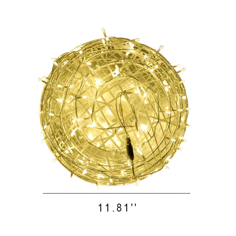 Colorful LED Solar Powered Garden Pendant Light