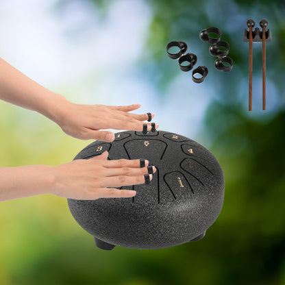 Portable 6 Inch 11 Note Metal Drum