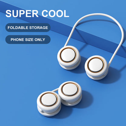 Compact Rechargeable Mini Neck Fan