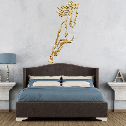 Stunning 3D Horse Wall Art Mirror Decal
