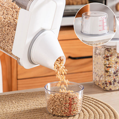 Fresh Food Storage Container with Measurement Cup - Yeezlab