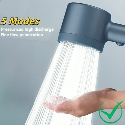 Luxury Turbo Massage Shower Head Spray Nozzle