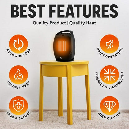 Compact Energy Saving Space Heater