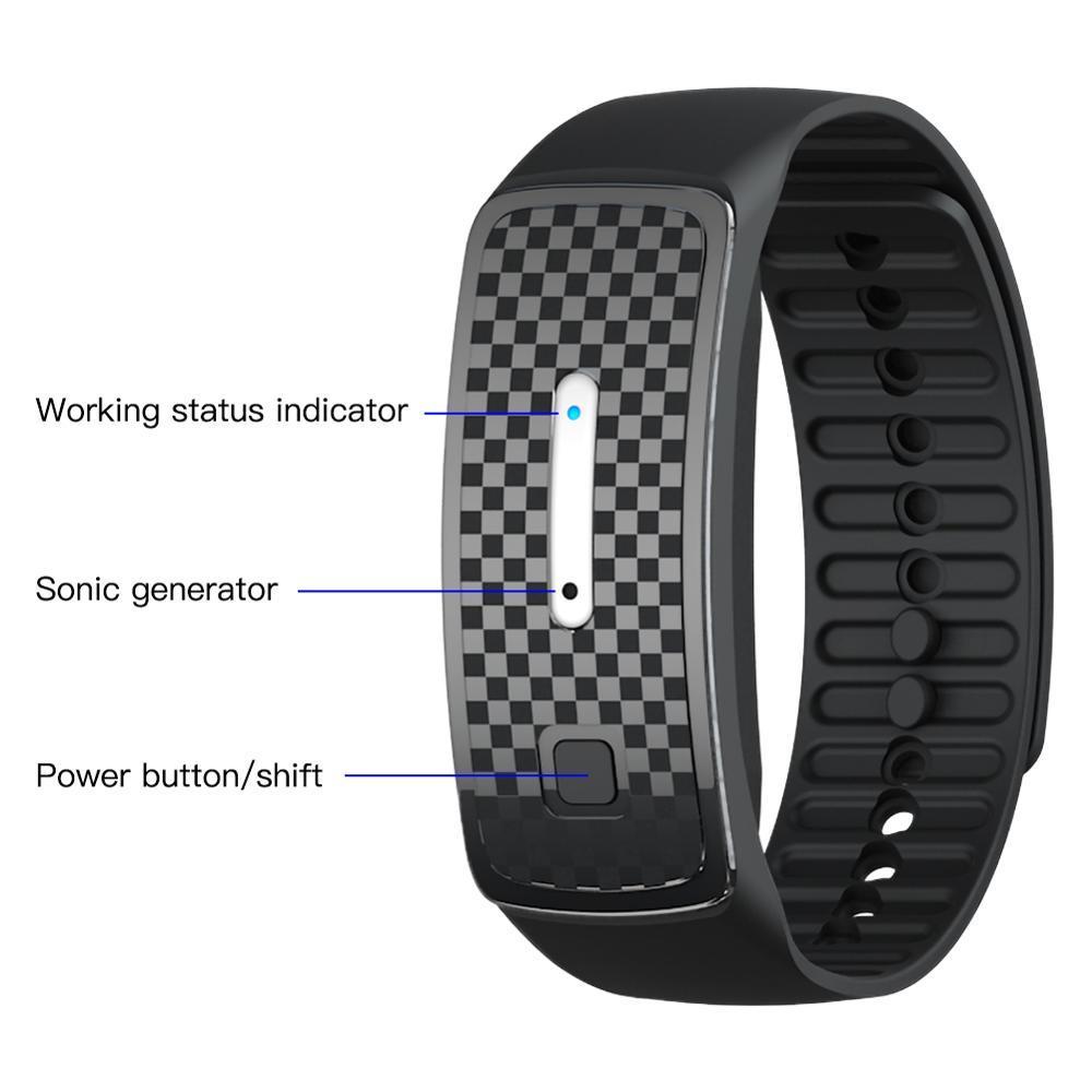 Mosquito Repellent Wristband Ultrasonic Insect Defender