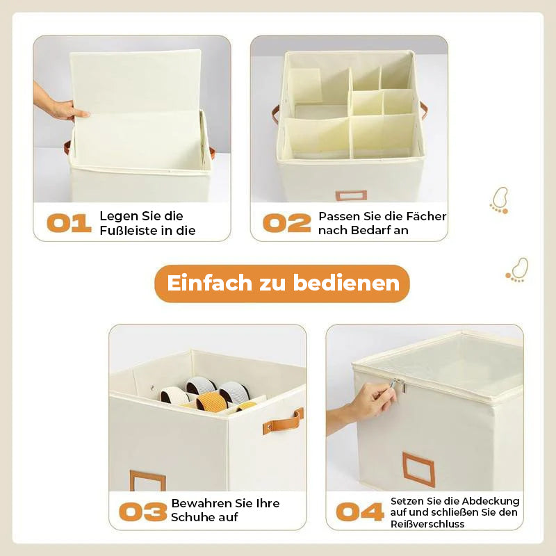 Foldable Clear Top Shoe Storage Box