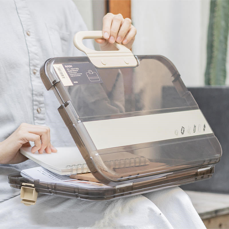 Big Clear Plastic Storage File Box