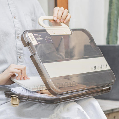 Big Clear Plastic Storage File Box