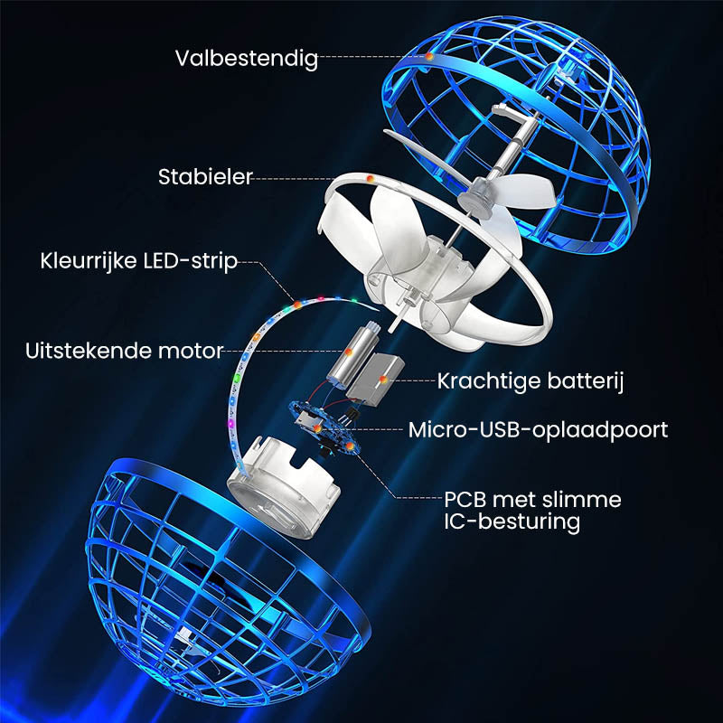 Sleek Magnetic Floating Orb