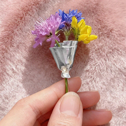 Floral Style Pin Brooch - Yeezlab