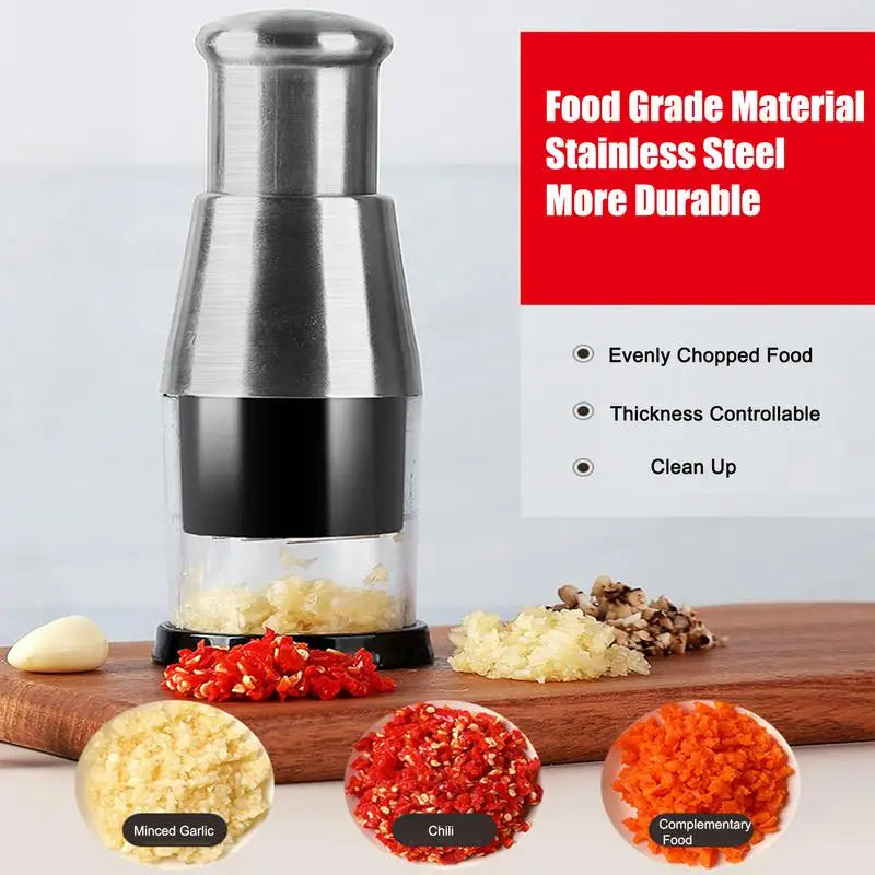 Easy Garlic Press and Chopper Tool