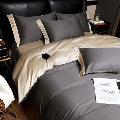 Soft Cotton Embroidered Bed Sheet Set