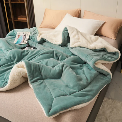 Plush Fleece Cozy Throw Blanket