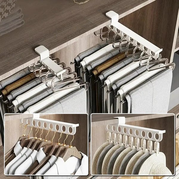 Space Saving Slide Out Closet Organizer