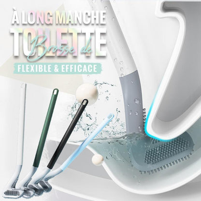Extended Handle Toilet Brush Cleaner