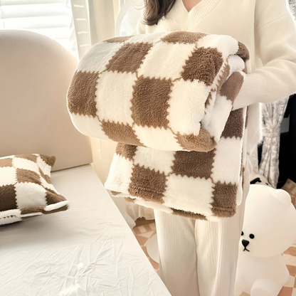 Plush Cozy Fleece Throw Blanket