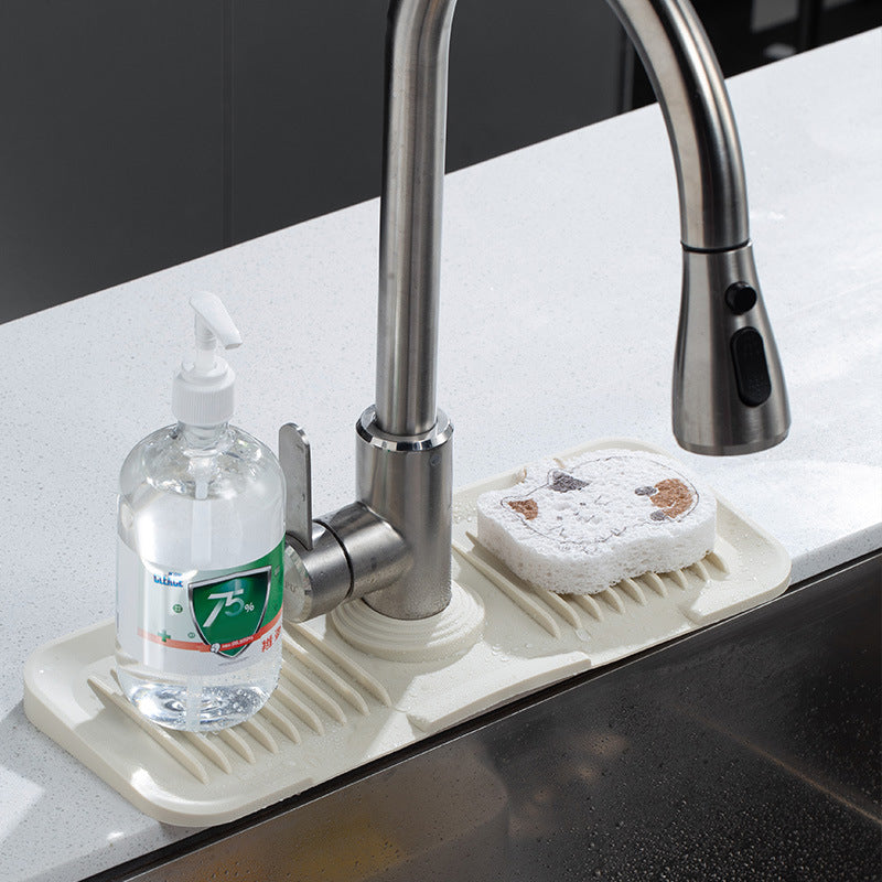 Waterproof Kitchen Sink Faucet Splash Mat