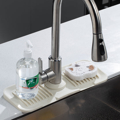 Waterproof Kitchen Sink Faucet Splash Mat