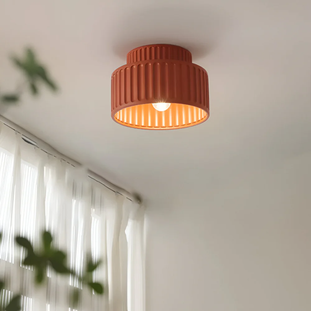 Contemporary Textured Ceiling Light