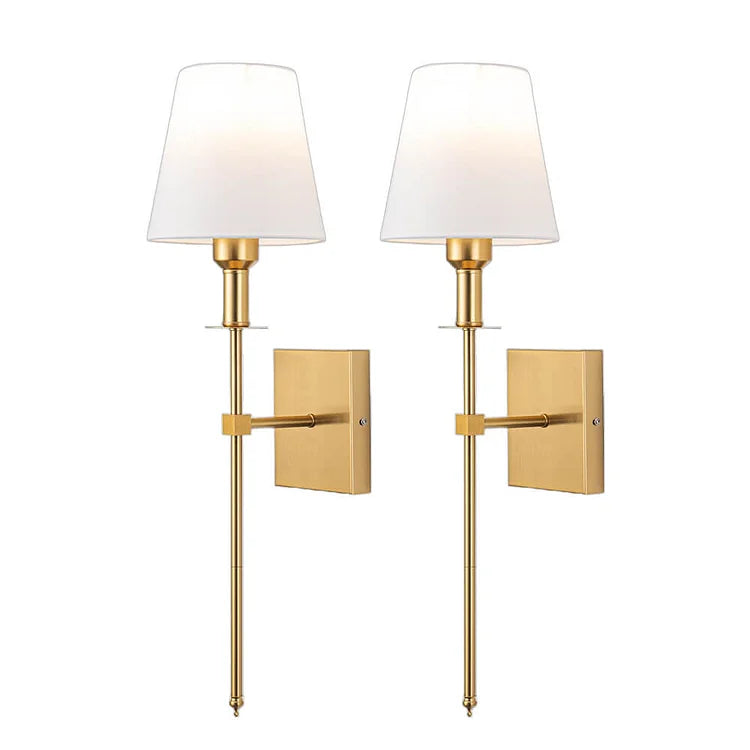 Modern 2-Pack Wall Light Fixtures for Bedroom or Bathroom