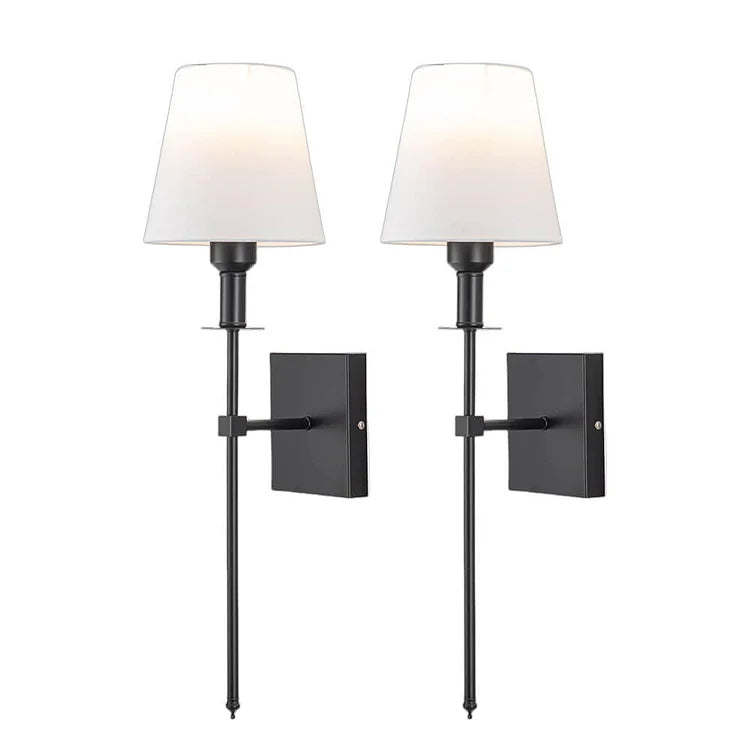Modern 2-Pack Wall Light Fixtures for Bedroom or Bathroom