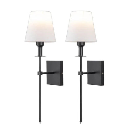 Modern 2-Pack Wall Light Fixtures for Bedroom or Bathroom