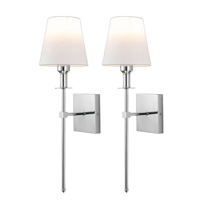 Modern 2-Pack Wall Light Fixtures for Bedroom or Bathroom