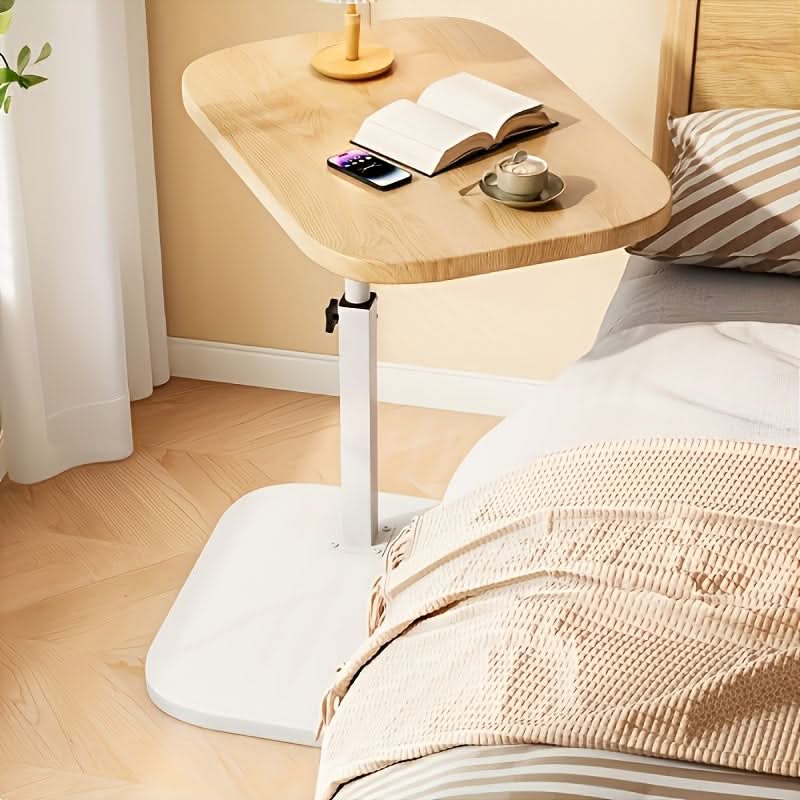 Space Saving End Table - Wooden Metal Frame for Sofa Bed