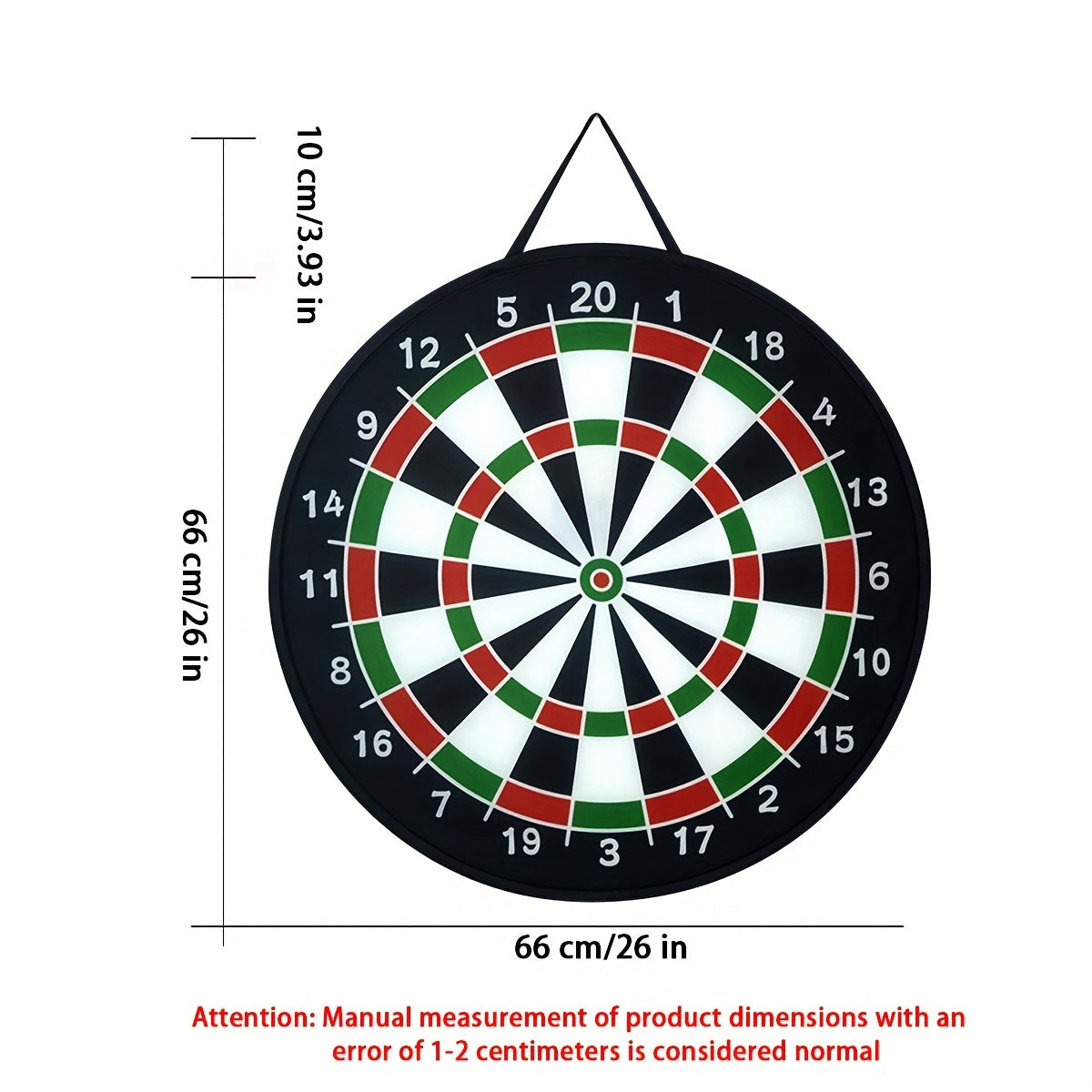 Big Portable Soft Tip Dartboard Set