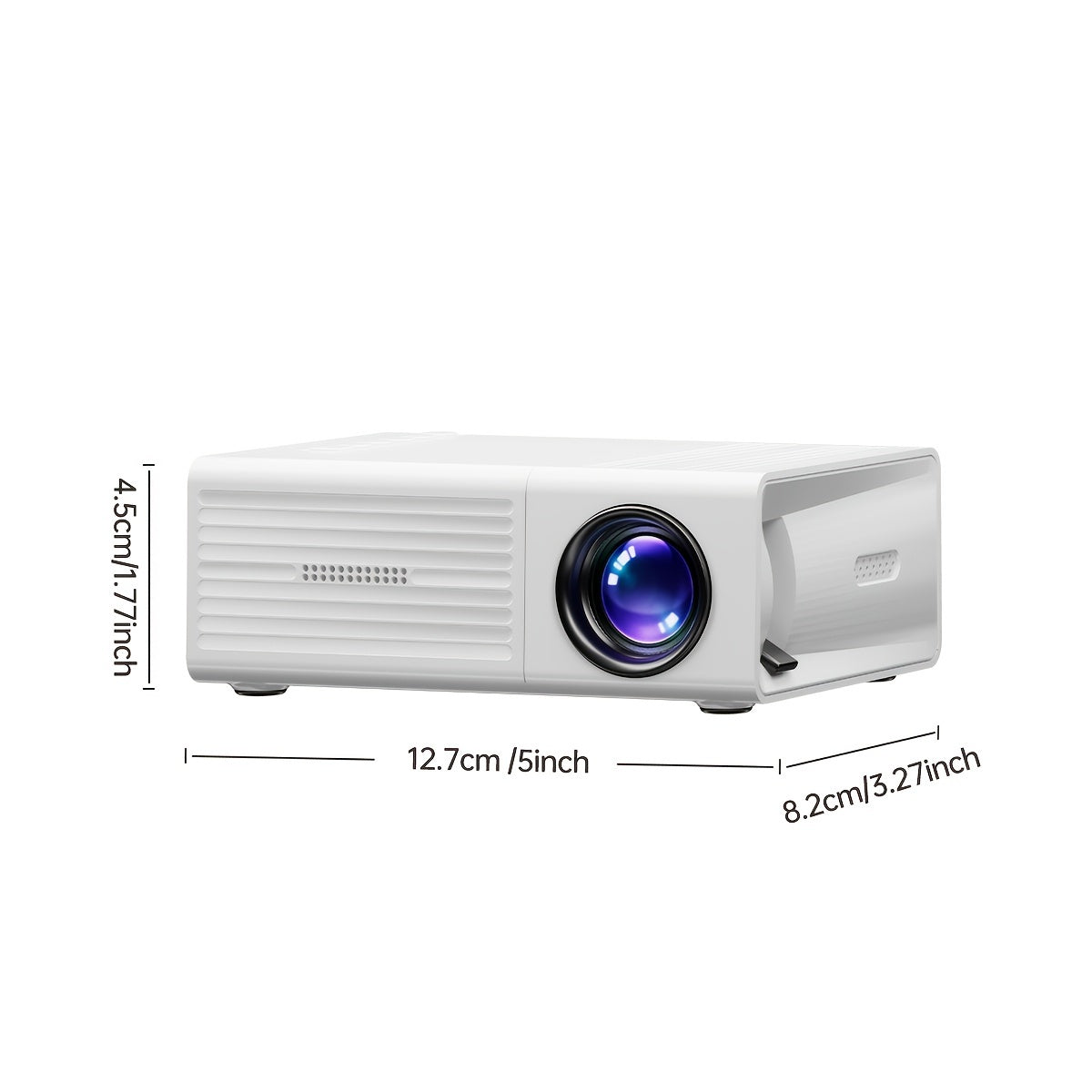 Mini LED Projector 3000 Lumens – Portable HD Home Cinema Projector with HDMI and USB