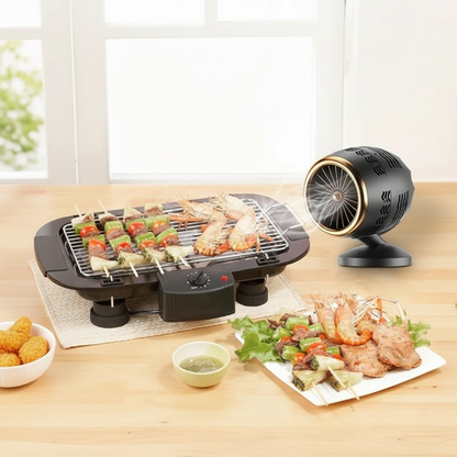 Compact portable range hood cooker exhaust fan