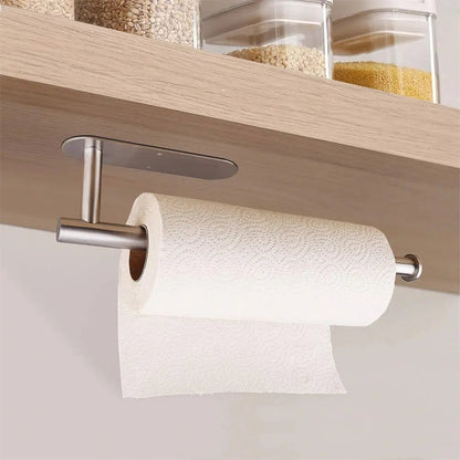 Easy Install Wall Paper Towel Holder 2-Piece Set