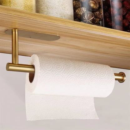 Easy Install Wall Paper Towel Holder 2-Piece Set