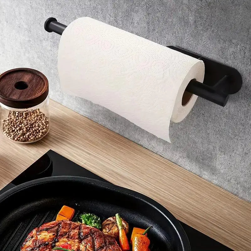 Easy Install Wall Paper Towel Holder 2-Piece Set - Yeezlab