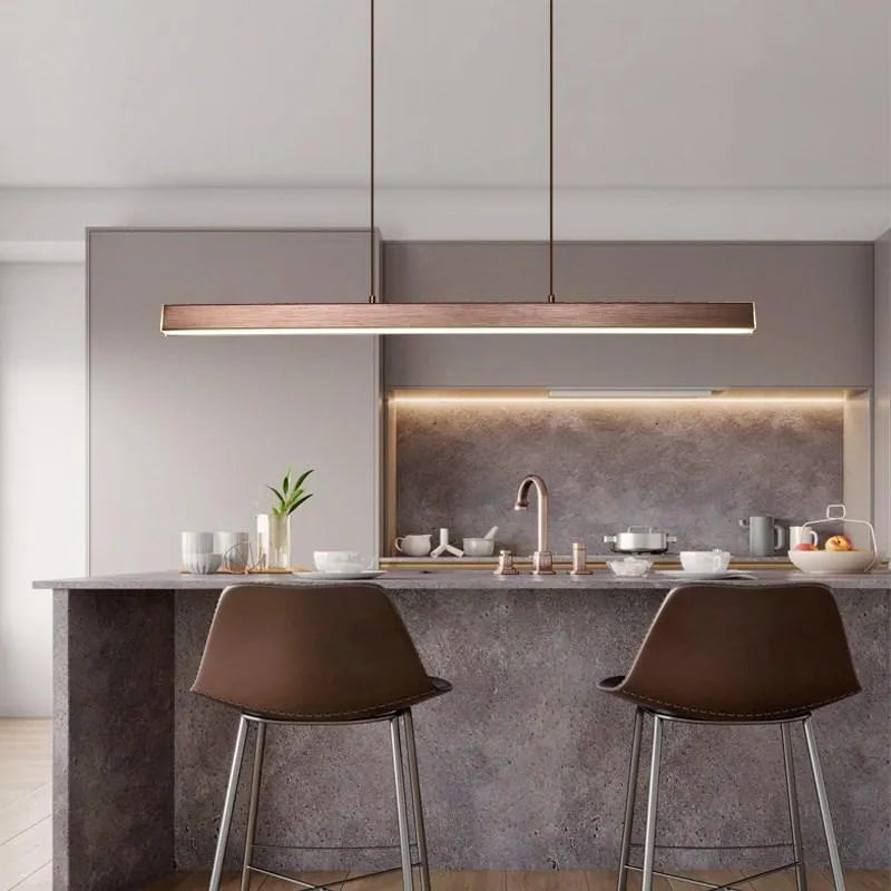 Sleek Pendant Light Fixtures Simple Style