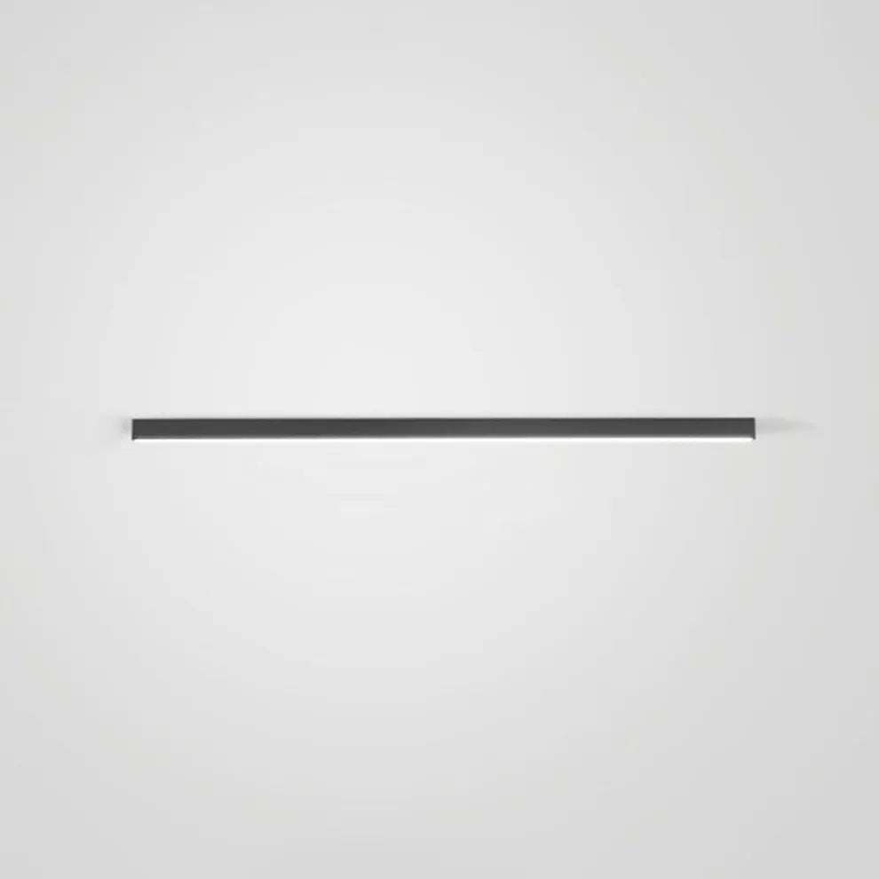 Sleek Black LED Ceiling Light Modern Linear Design