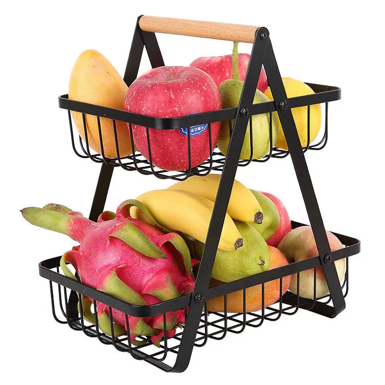Compact 3-Tier Kitchen Fruit Stand