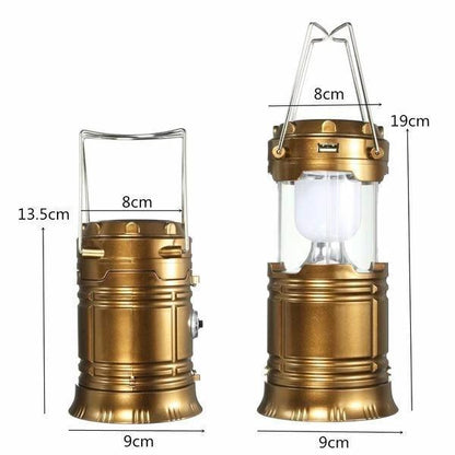 Portable 3-in-1 Solar Powered Camp Light