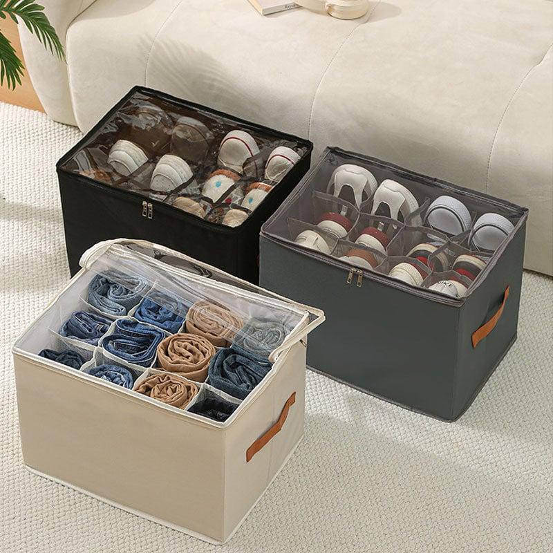 Foldable Clear Top Shoe Storage Box